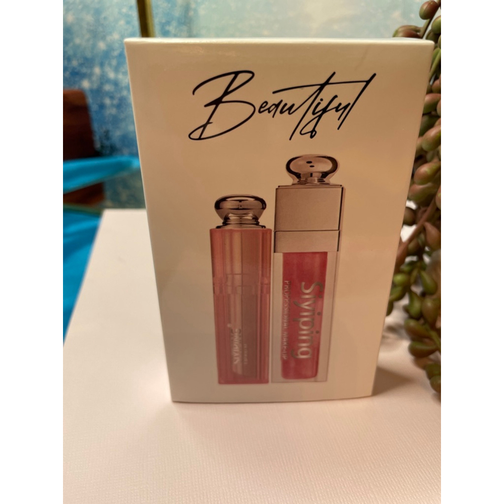 Women's Beautiful Pink Orange Lipstick & Lip Gloss Set & Yara Perfume Spray - Picture 2 of 7